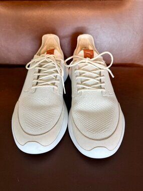 Wolf & Shepherd Toro Swiftknit sneakers, color off-white, Men Size 9